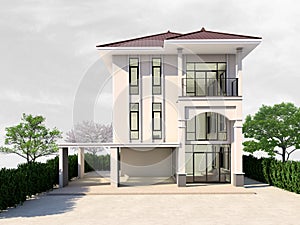 Grand Villa Modern Luxurious House Exterior Design
