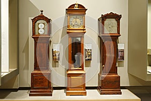 Grandfather Clocks. telling time in the past.