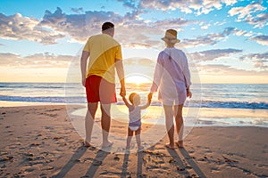 Grandfather and grandmother with grandson