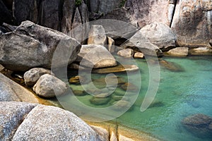 Grandfather and Grandmother Rocks (Hin Ta Hin Yai) in Koh Samui, Thailand