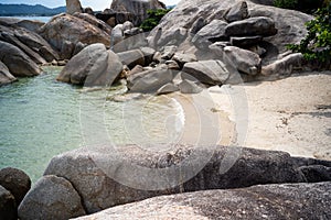 Grandfather and Grandmother Rocks (Hin Ta Hin Yai) in Koh Samui, Thailand