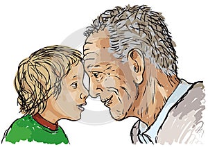 Dedko a vnuk 