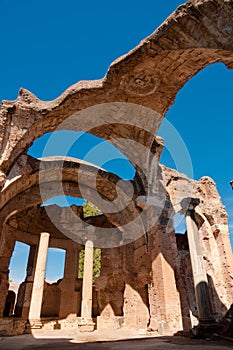 Grandi terme ruins at Villa Adriana photo