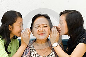 Grandma and granddaughter closeness