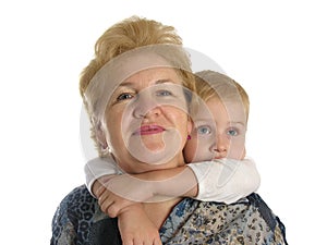 Grandmother with boy 2