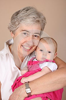 Grandmother and grandaughter