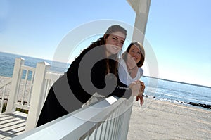 Grandmother and grandaughter