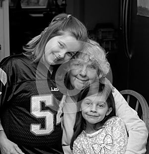 Grandmother and Granddaughters