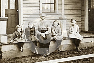 Grandpa and Granddaughters