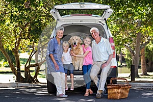 Grandparents going on road trip with grandchildren