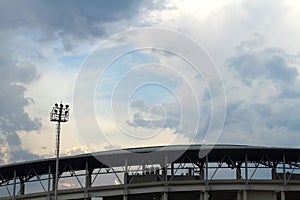 Grandstand Sports and couldy sky photo