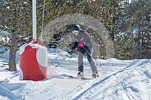 People skiing on the slopes of the Grandvalira Ski Resort in Andorra in 2022