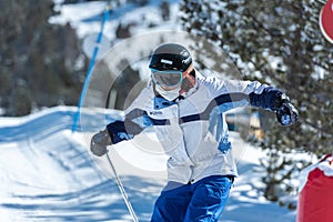 People skiing on the slopes of the Grandvalira Ski Resort in Andorra in 2022