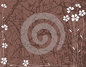 Grange floral background.