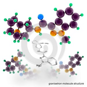 Granisetron molecule structure photo