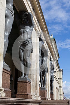 Granite Atlases Guarding the Hermitage