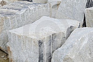 Granite blocks for construction