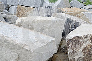 Granite blocks for construction industry