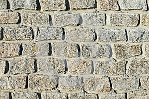 Granite bricks as background