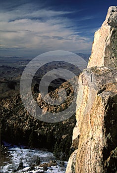 Granite cliffs, Hualapai Mountains, Wabayuma Wilderness, Arizona