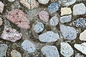 Granite cobbelstone walkway