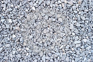 Granite crushed stone close up