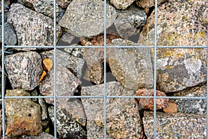 Granite crushed stone. Stone background. texture, pattern