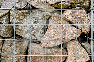 Granite crushed stone. Stone background. texture, pattern