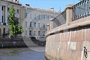 Granite embankment of the Griboyedov canal