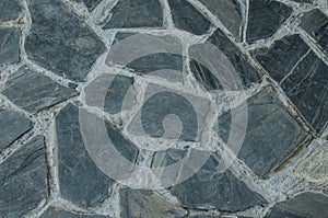 Granite flagstone pavement wall background