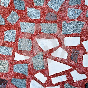 Granite floor material