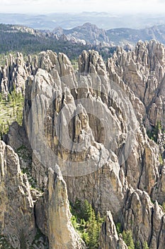 Granite formations in the Black Hills
