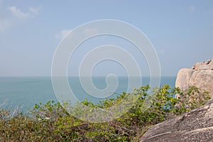 the granite landscape in Po Toi Island, Hong Kong