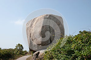 the granite landscape in Po Toi Island, Hong Kong