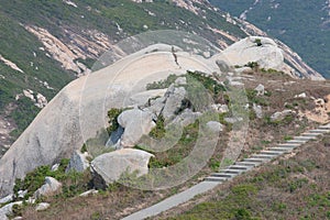 the granite landscape in Po Toi Island, Hong Kong