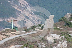 the granite landscape in Po Toi Island, Hong Kong