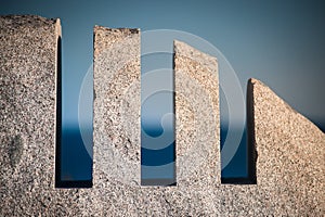 Granite monument to Swiss Air 111