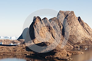 Granite Peaks - Scoresby Sound - Greenland photo