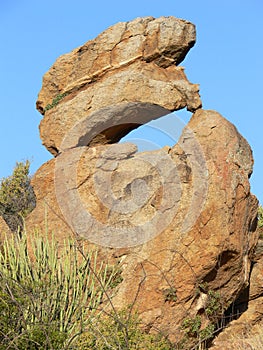 Granite rock formation