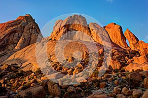 Granite rocks at spitzkoppe