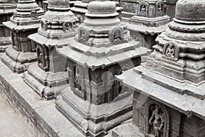 Granite Sculptures at Swayambunath, Nepal photo