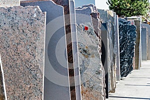 Granite slabs