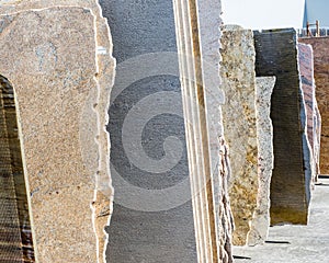 Granite slabs