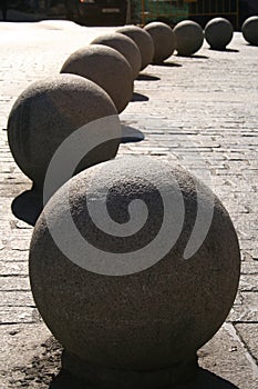 Granite spheres