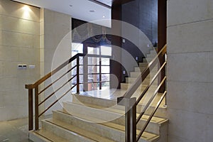 Granite stair in luxury interior