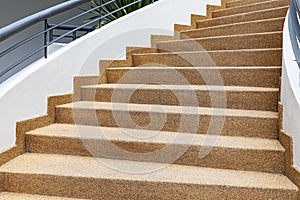 granite stairs inside a modern luxury hotel