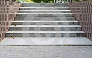 Granite stairs steps background - construction detail