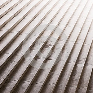 Granite stairs steps background, construction detail