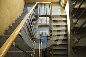 Granite stairway