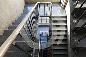 Granite stairway